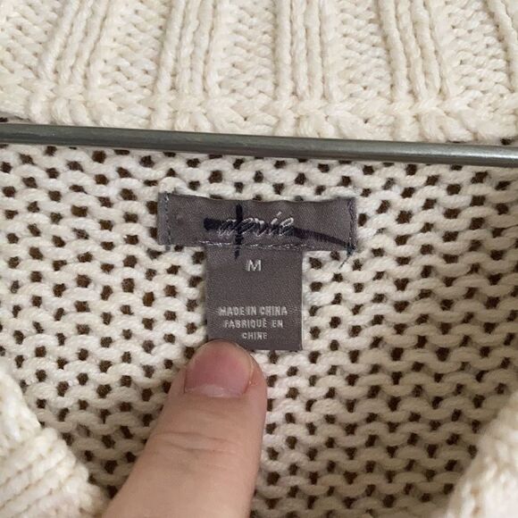 Aerie Large Knit Color Block Crew Neck Sweater - Picture 4 of 8